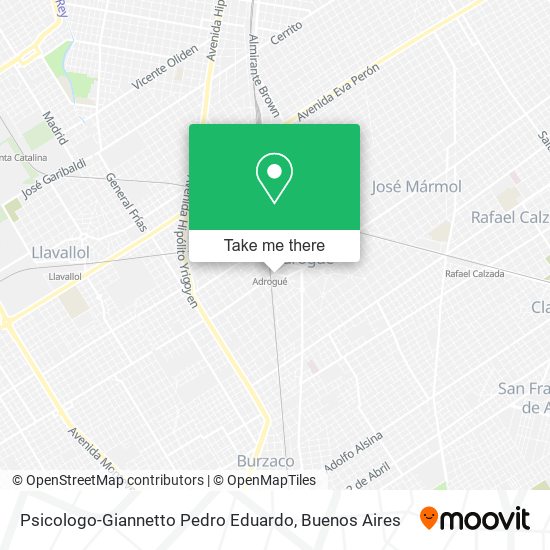 Psicologo-Giannetto Pedro Eduardo map