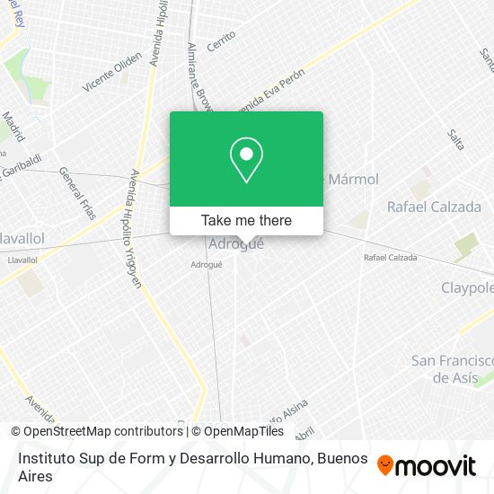 Instituto Sup de Form y Desarrollo Humano map