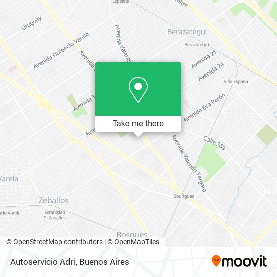 Autoservicio Adri map