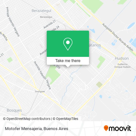 Motofer Mensajeria map