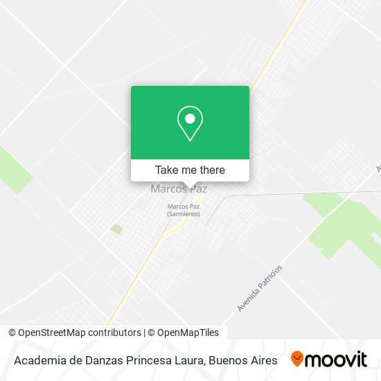 Academia de Danzas Princesa Laura map