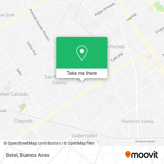 Betel map