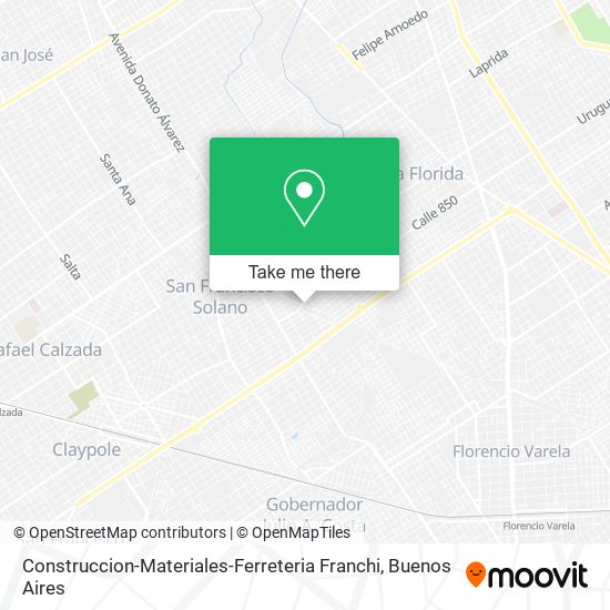 Construccion-Materiales-Ferreteria Franchi map