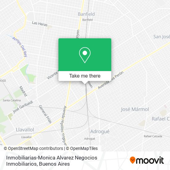 Mapa de Inmobiliarias-Monica Alvarez Negocios Inmobiliarios