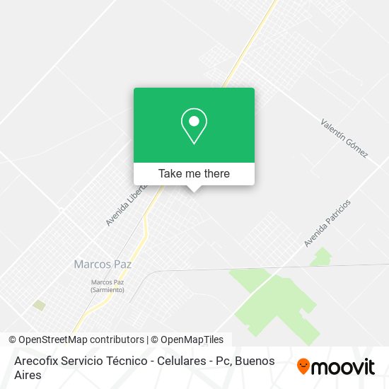 Mapa de Arecofix Servicio Técnico - Celulares - Pc