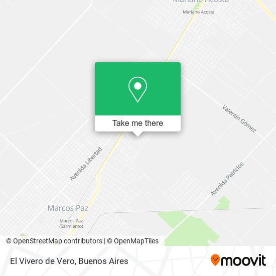 El Vivero de Vero map