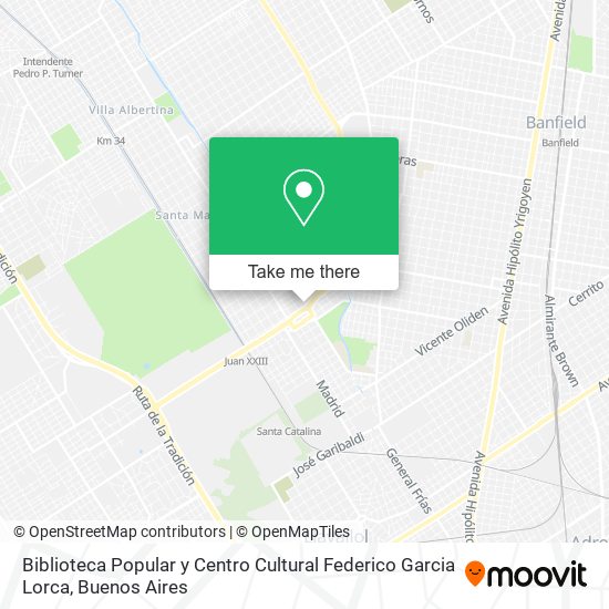 Biblioteca Popular y Centro Cultural Federico Garcia Lorca map