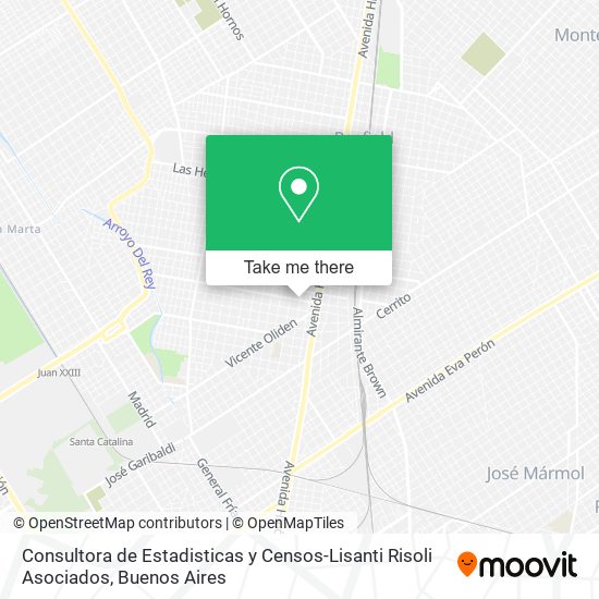 Consultora de Estadisticas y Censos-Lisanti Risoli Asociados map