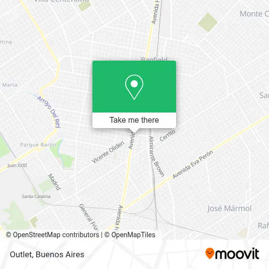 Outlet map