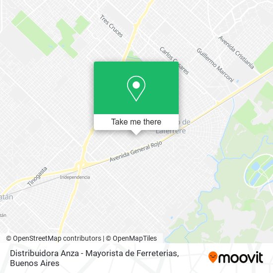Distribuidora Anza - Mayorista de Ferreterias map