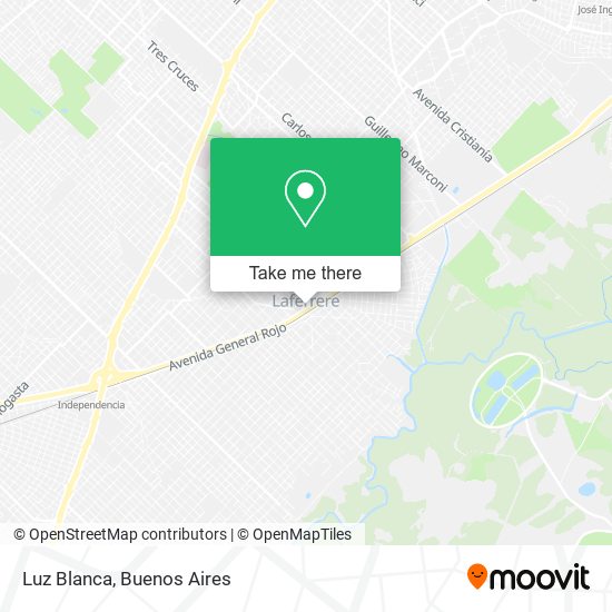 Luz Blanca map