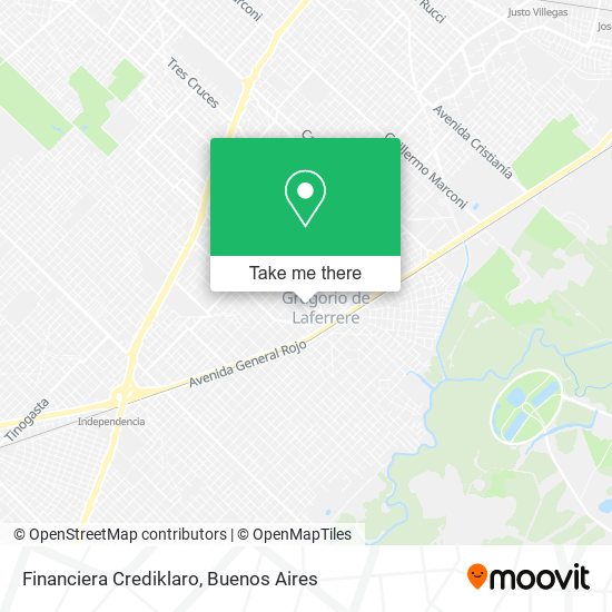 Financiera Crediklaro map