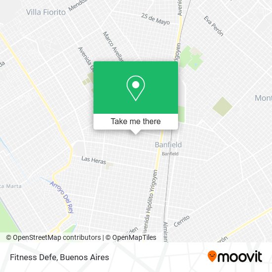 Mapa de Fitness Defe