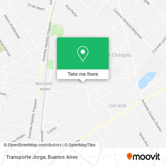 Transporte Jorge map