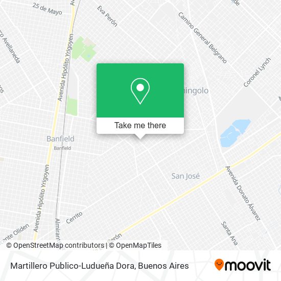 Martillero Publico-Ludueña Dora map