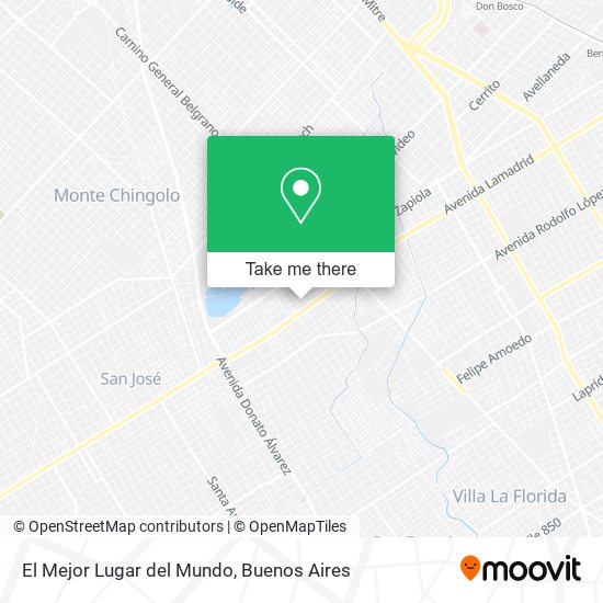 El Mejor Lugar del Mundo map