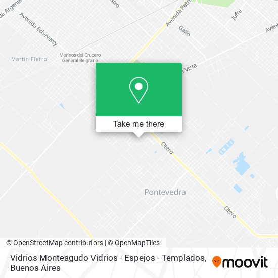 Vidrios Monteagudo Vidrios - Espejos - Templados map