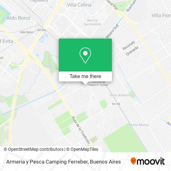 Armeria y Pesca Camping Ferreber map