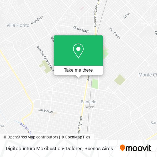 Digitopuntura Moxibustion- Dolores map