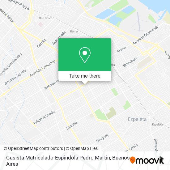 Gasista Matriculado-Espindola Pedro Martin map