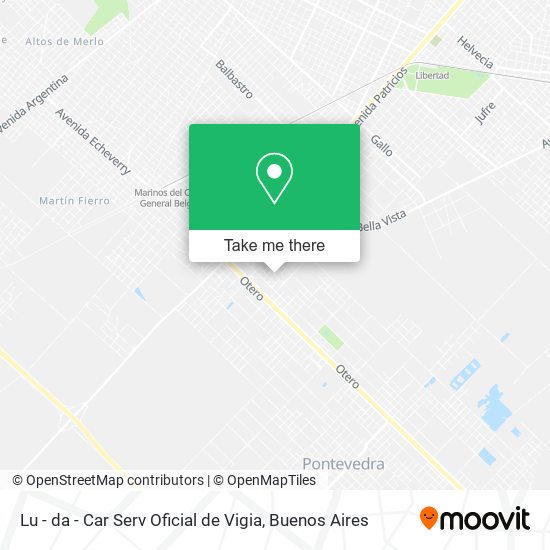 Lu - da - Car Serv Oficial de Vigia map