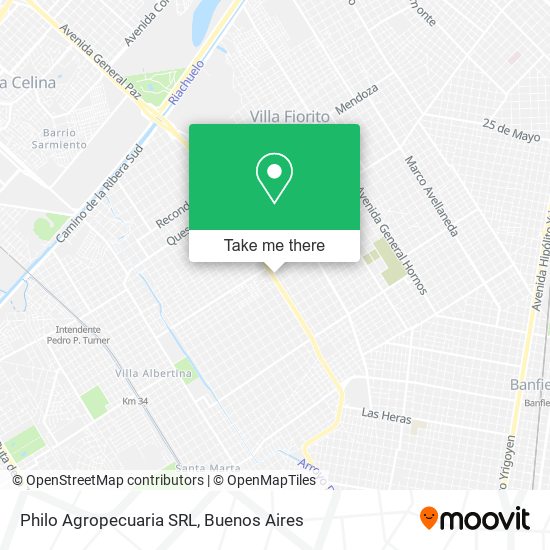 Mapa de Philo Agropecuaria SRL