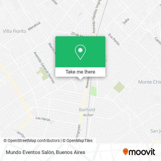 Mapa de Mundo Eventos Salón