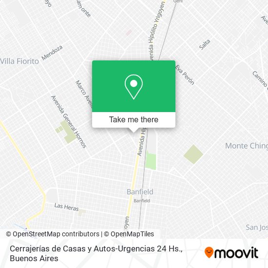 Cerrajerías de Casas y Autos-Urgencias 24 Hs. map