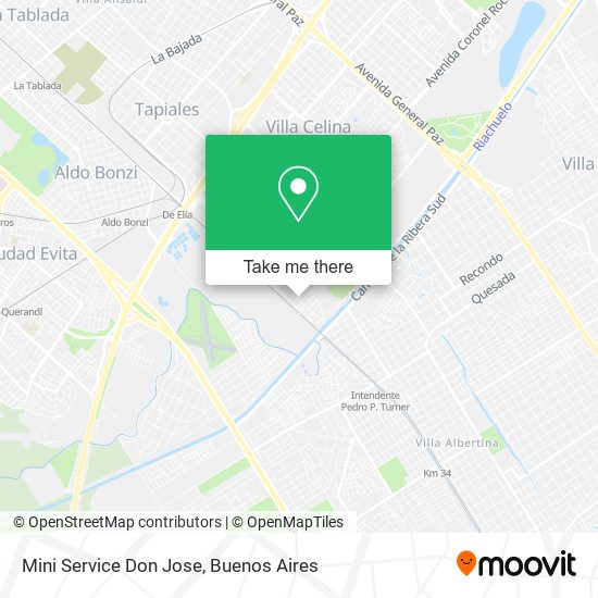 Mini Service Don Jose map