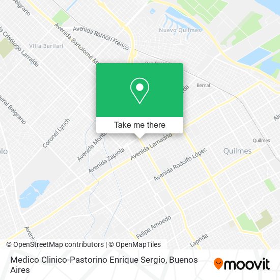 Medico Clinico-Pastorino Enrique Sergio map