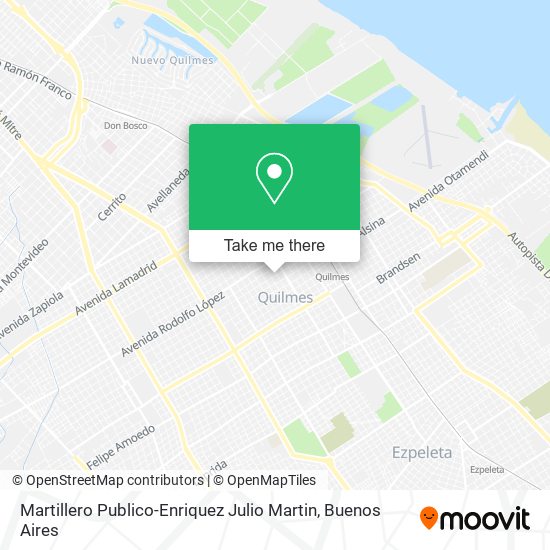 Mapa de Martillero Publico-Enriquez Julio Martin