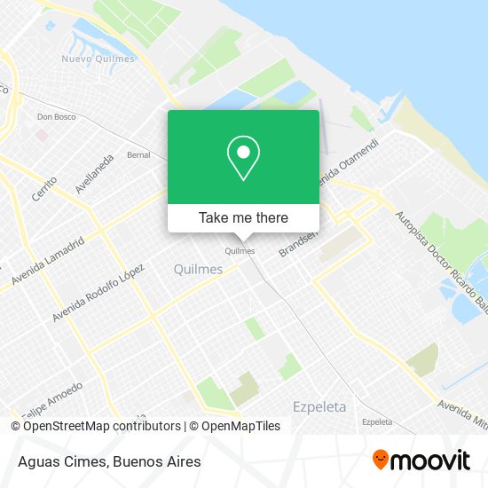 Mapa de Aguas Cimes