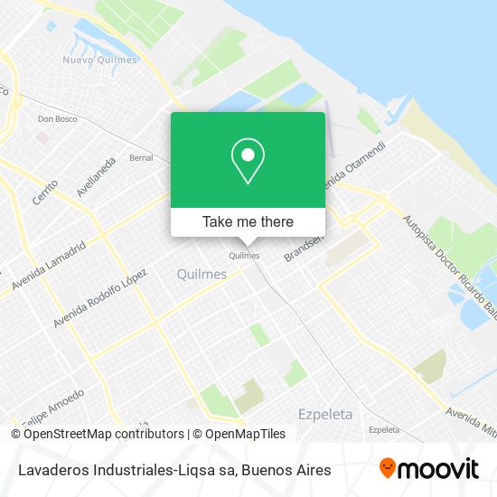 Mapa de Lavaderos Industriales-Liqsa sa