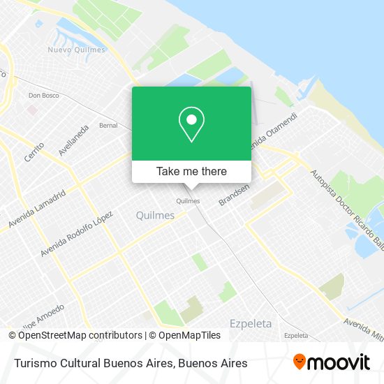 Turismo Cultural Buenos Aires map