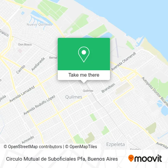 Circulo Mutual de Suboficiales Pfa map