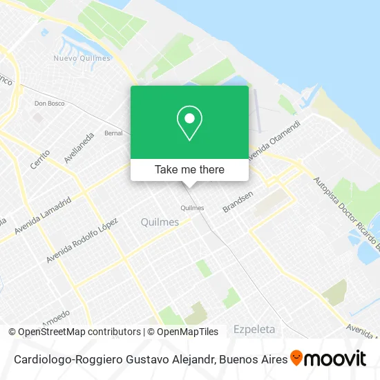 Mapa de Cardiologo-Roggiero Gustavo Alejandr