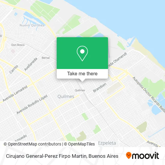 Mapa de Cirujano General-Perez Firpo Martin