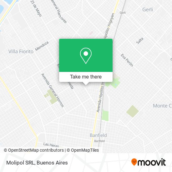 Molipol SRL map