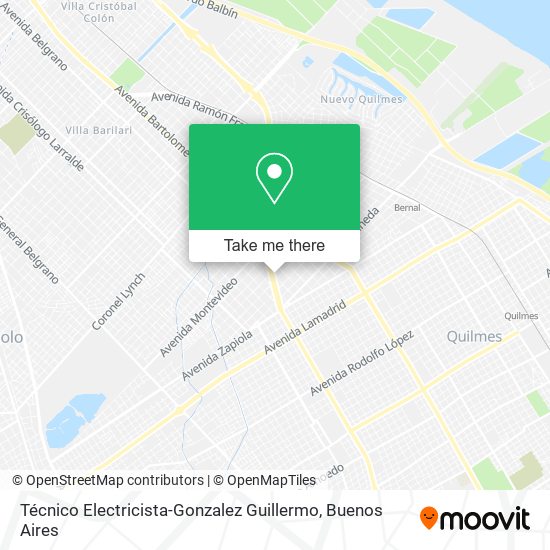 Técnico Electricista-Gonzalez Guillermo map