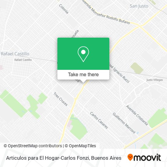 Articulos para El Hogar-Carlos Fonzi map