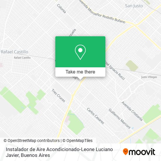 Instalador de Aire Acondicionado-Leone Luciano Javier map