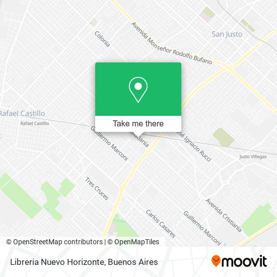 Mapa de Libreria Nuevo Horizonte