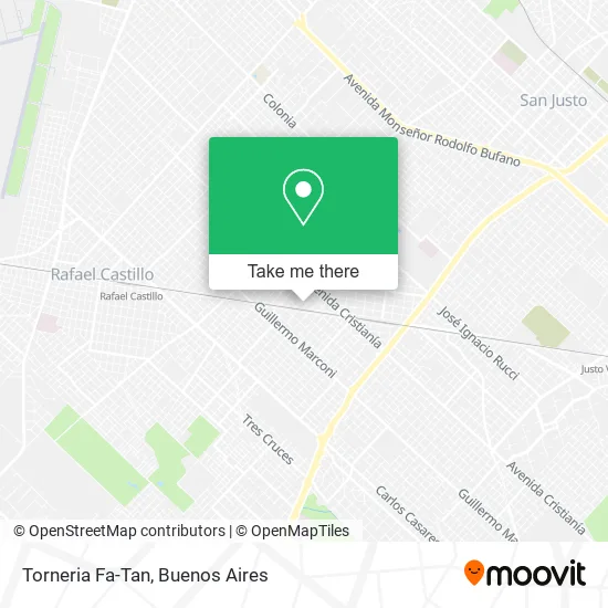 Mapa de Torneria Fa-Tan