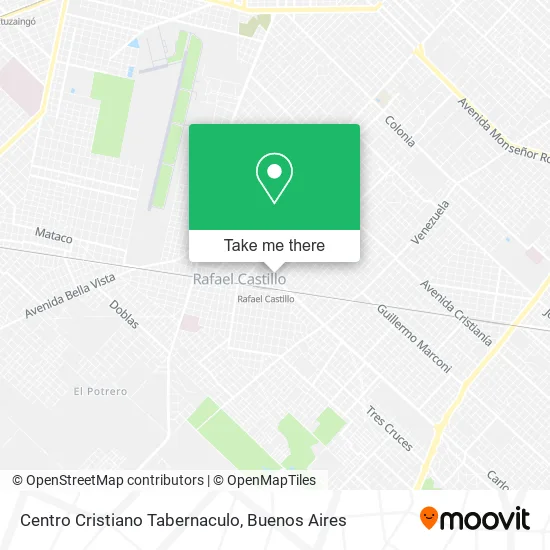 Mapa de Centro Cristiano Tabernaculo
