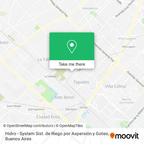 Hidro - System Sist. de Riego por Aspersión y Goteo map