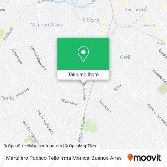 Martillero Publico-Tello Irma Monica map