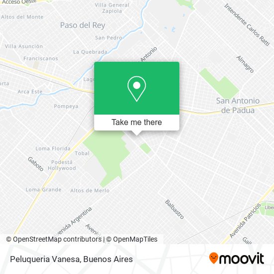 Peluqueria Vanesa map