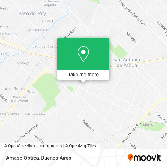 Amasb Optica map