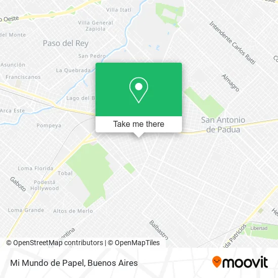 Mi Mundo de Papel map