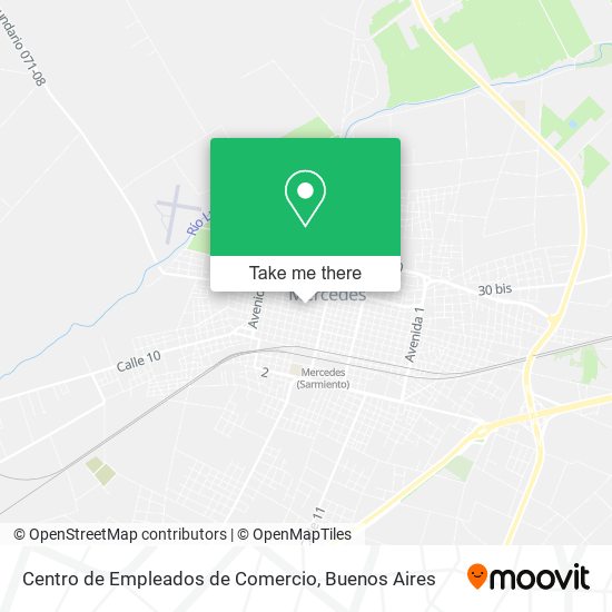 Centro de Empleados de Comercio map